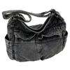 Women Simple Shopping Bag Fashion Shoulder Bag Multifunction Denim Chic Hobo Bag
