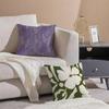 Printing Style Pillow Case Anti-dustmite Pillowcase Invisible Zipper Silky Short Plush Sofa Cushion Cover
