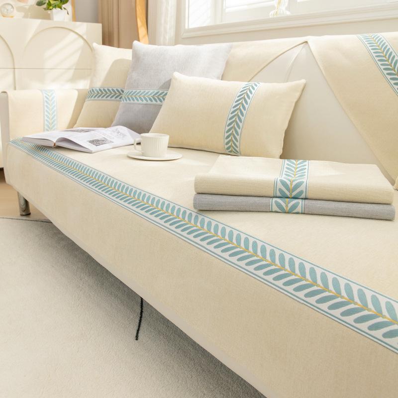 New Chenille Sofa Cushion Simple Modern Four Seasons Universal Non-Slip Cushion Sofa Cover Cover Cloth