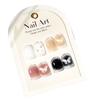 New Nail Art Stamp Gel Kit No-Wipe 4-Color Gradient Soak-Off Nail Polish Transparent Glass Gel Solid