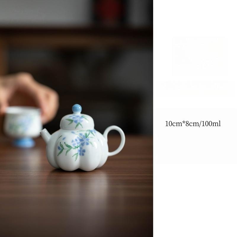 

Pure Hand-painted Beautiful Flowers Teapot Lady Teapot Household Teapot Kungfu Tea Set Kettle Tea Ceremony