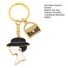 Hand Shaped Keychain Pendant Big Hands Holding Small Hands Design Keychain Parent-child Key Chain for Keys Bags Compact Gift