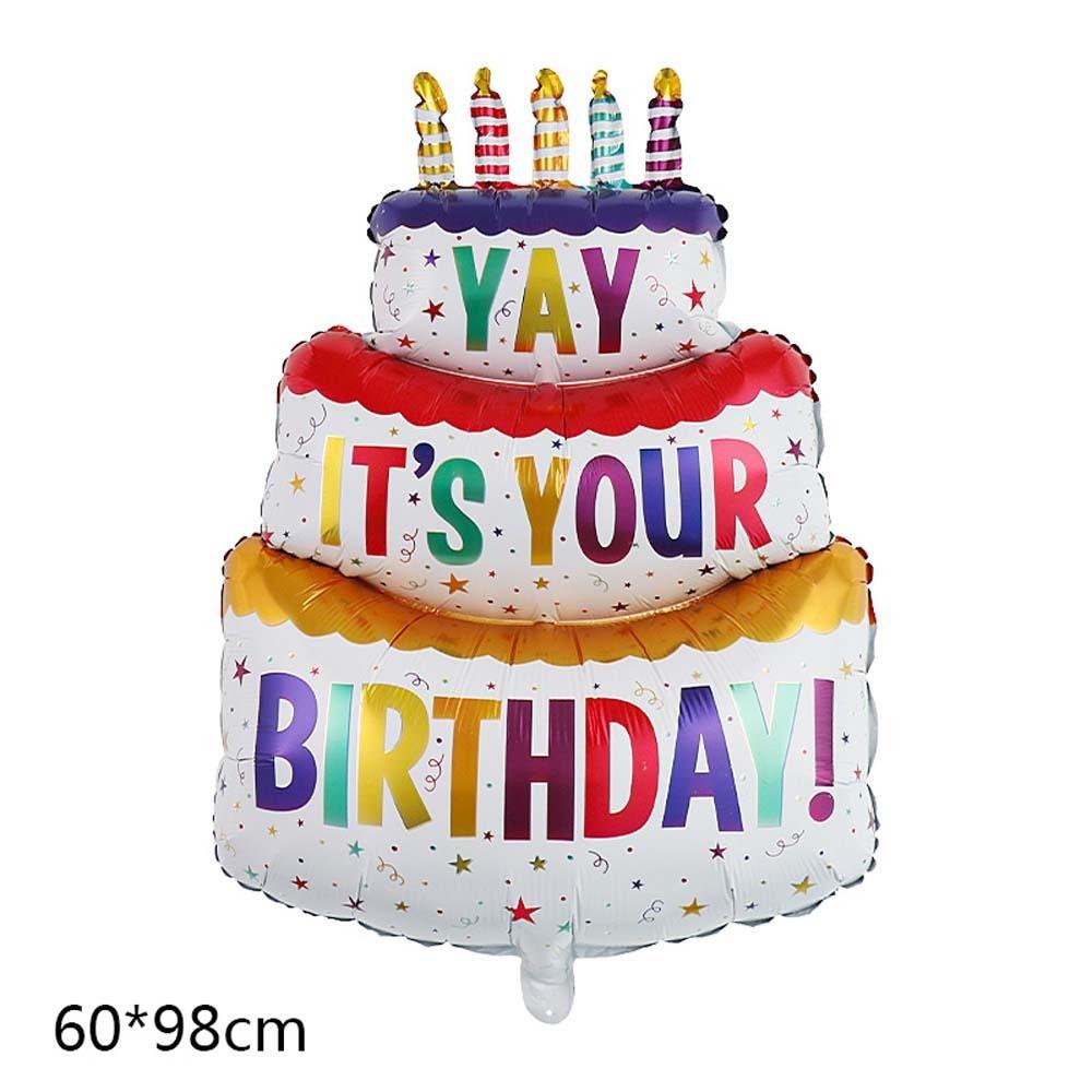 Premium Happy Birthday Aluminum Foil Balloons Ideal For Memorable Celebration Events