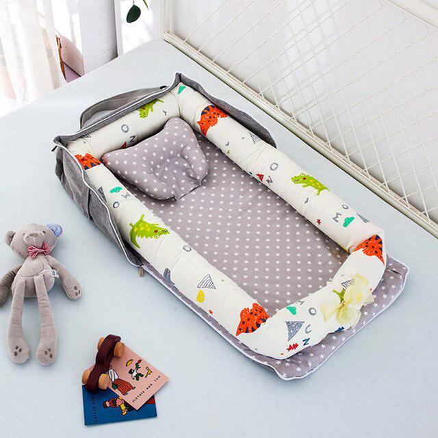 Portable Baby Bed Newborn Foldable Crib 