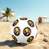 Club America Size 5 Soccer Ball, Machine-Stitched PVC, Durable & High Bounce, All Ages Fit, Fan Merchandise, Matches & Outdoor Use.