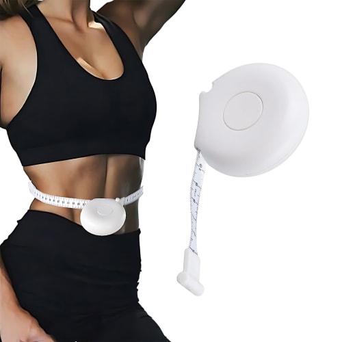 

Mesanda 200cm Tape Measure, Body Measurement, Abdominal, Chest, and Back Measurements, Automatic Rewind, Inches and Centimeters, Double-Sided Scale, C