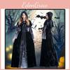 Bezauberndes Halloween-Vampir-Langkleid für Hexen, perfekt für Rollenspiel-Veranstaltungen