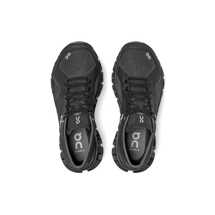 On Laufschuh Cloud X Schwarz Asphaltgrau Damen 40.99701