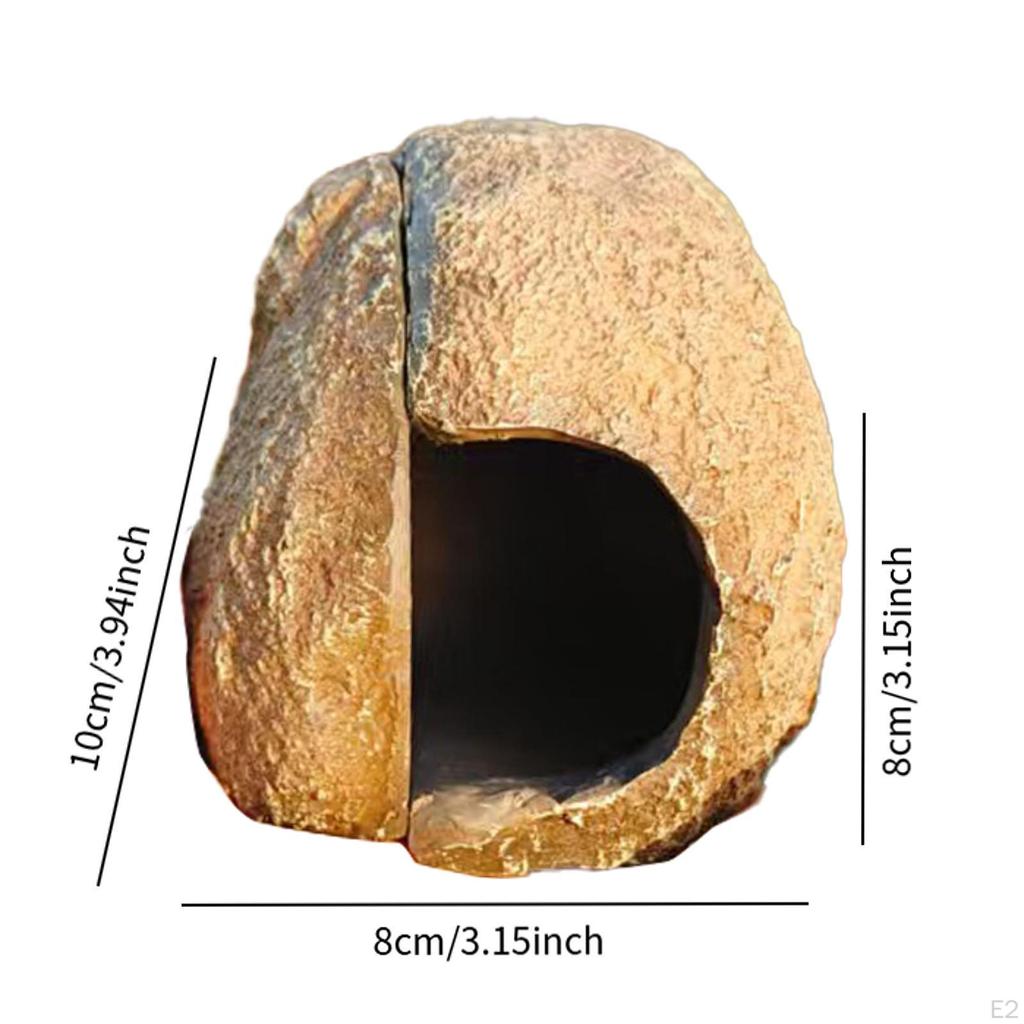 Aquarium Rock Cave Hideaway Multifunctional Creative Landscaping Craft Decor Fish Tank