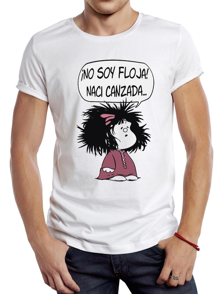 TEEHUB Funny Mafalda Hangover Beer T Shirt Short Sleeve Cartoon Girl Printed Harajuku Tshirt Tops Men's T-shirt Streetwear