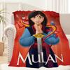 M-Mulan Animazione DSN Coperta Coperta per Divano Divano Viaggio Casa Pic Nic Coperta in Flanella regalo di compleanno Calda Confortevole
