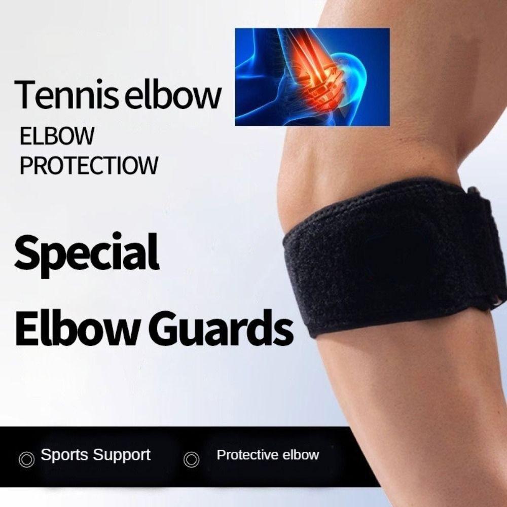 Breathable Elbow Guards Elbow Pain Relief Elbow Strap with Removebale Pad  for Tendonitis