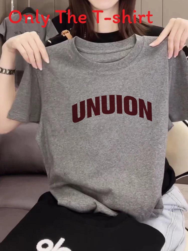 Cartoon Anime Graphic T Shirt For Women Summer Casual Loose Fit Cotton Top