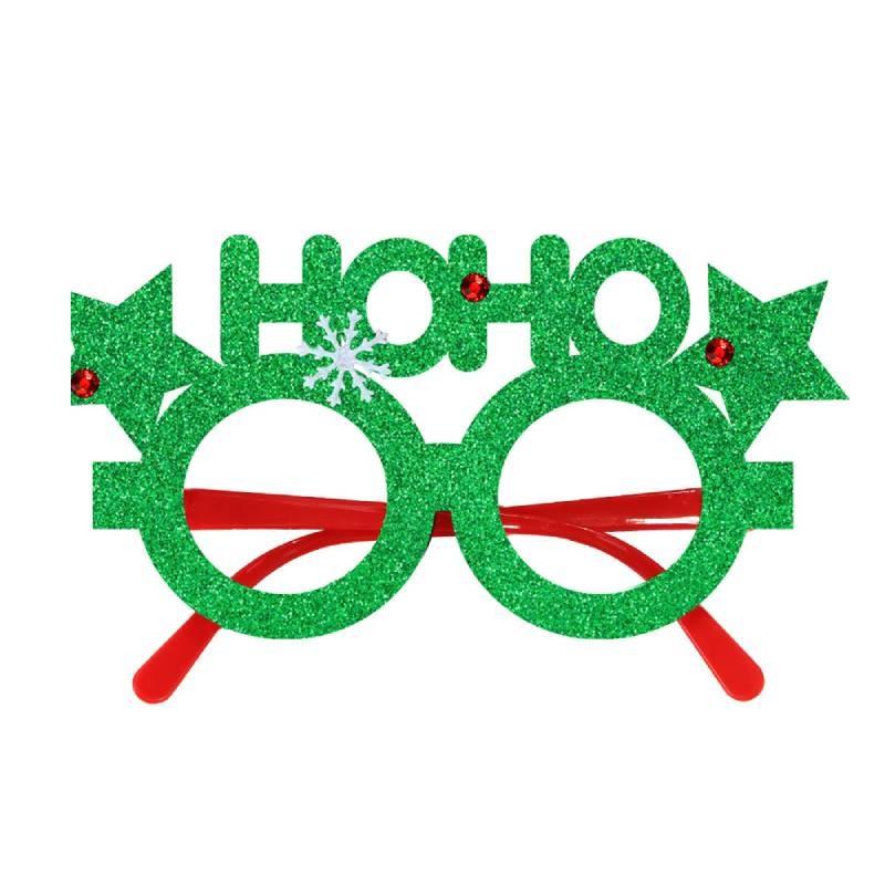 Christmas Santa Decoration Claus Snowman Glasses Adult Child Xmas Props Party