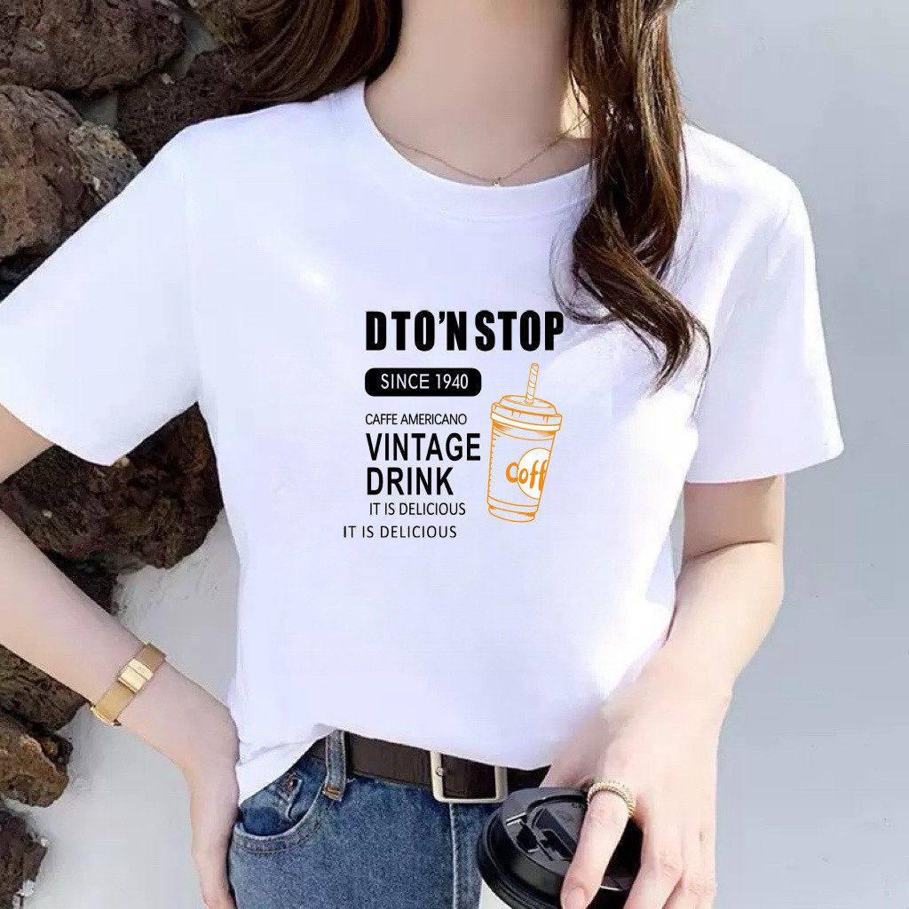 Women s Casual White Short-Sleeve Letter Print T-Shirt, Summer 2026 Collection 3XL