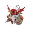Building Block Compatible, Red Lotus Knight Beast, Royal Knight, Square Head Boy, Assembled Building Block Doll Model