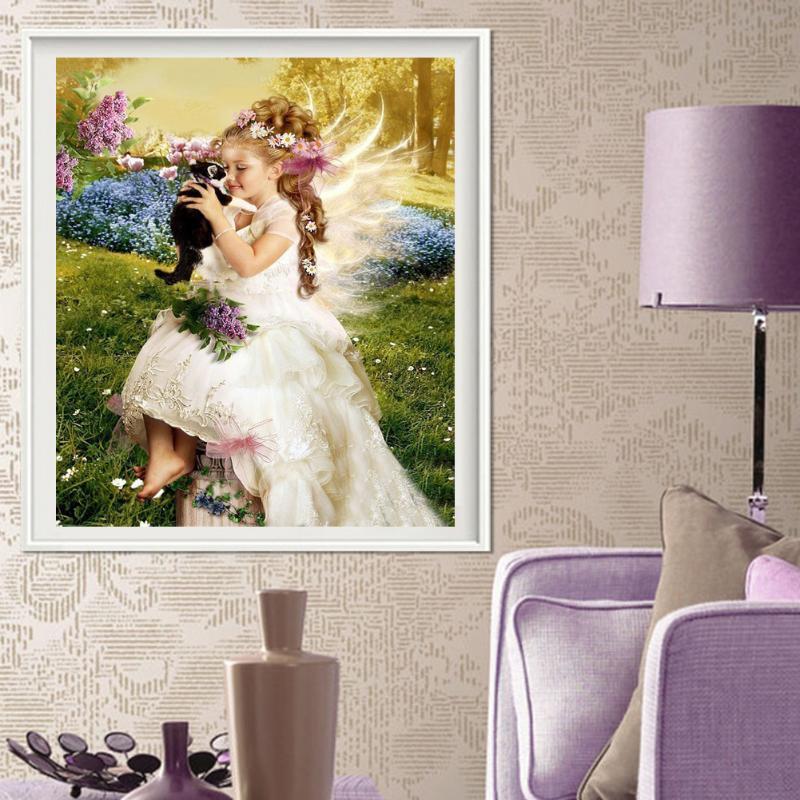DIY Christmas Gift 5D Fairy Butterfly DIY Diamond Embroidery Painting Cross Stitch