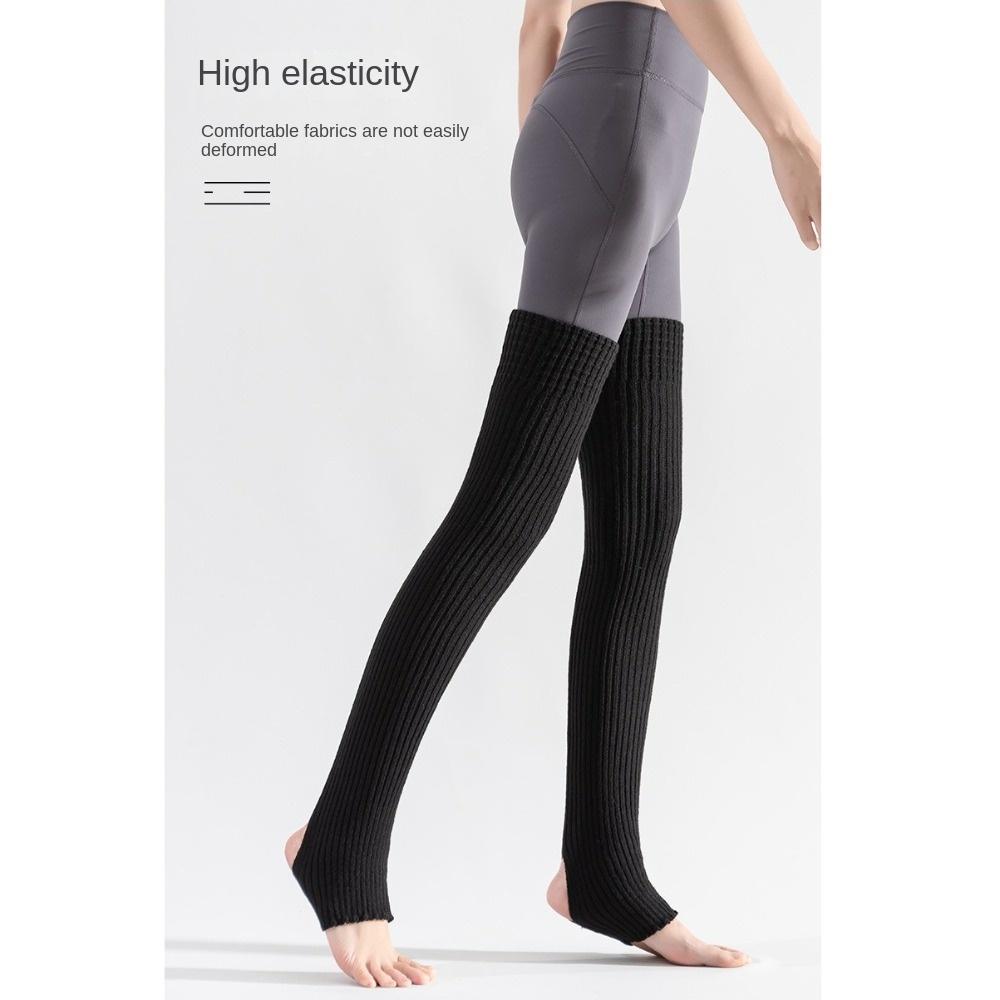 Casual Step on Leg Warmer Warm Soft Knee Cover New Long Tube Sock  Winter