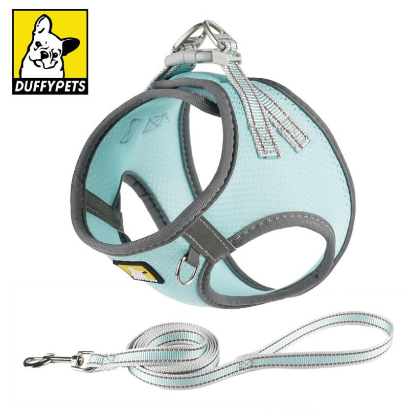 New Dog Leash, Reflective Pet Chest and Back Strap, Vest Style Cat Chest and Back Breathable Dog Leash for Pets