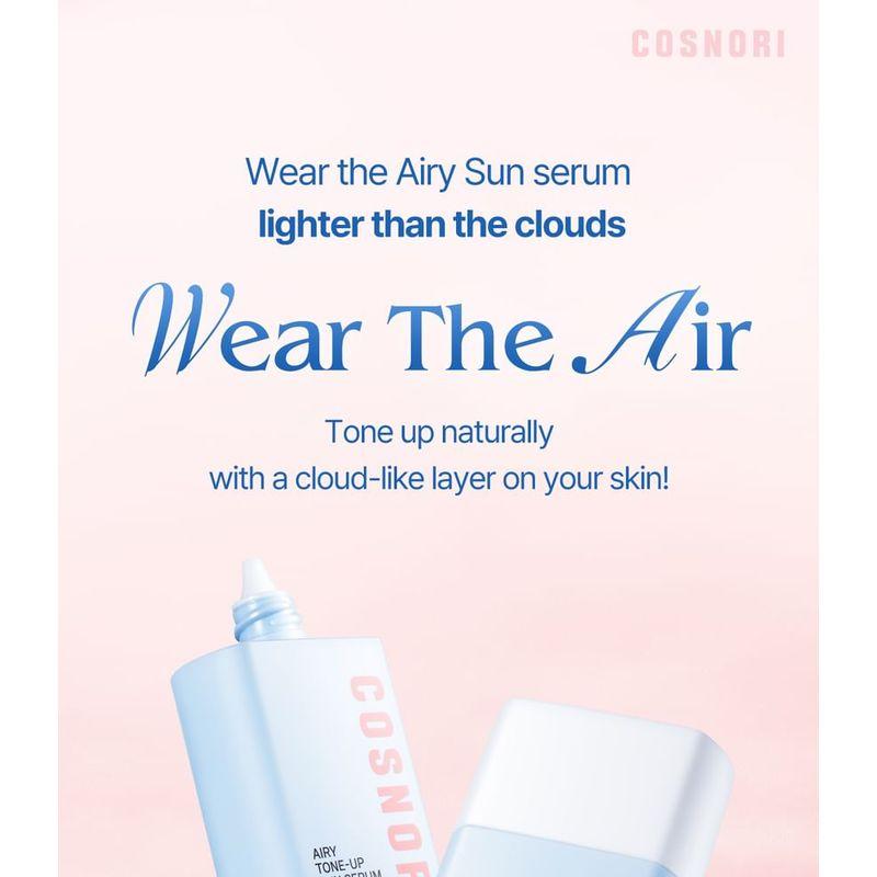 COSNORI - Airy Tone-up Sun Serum