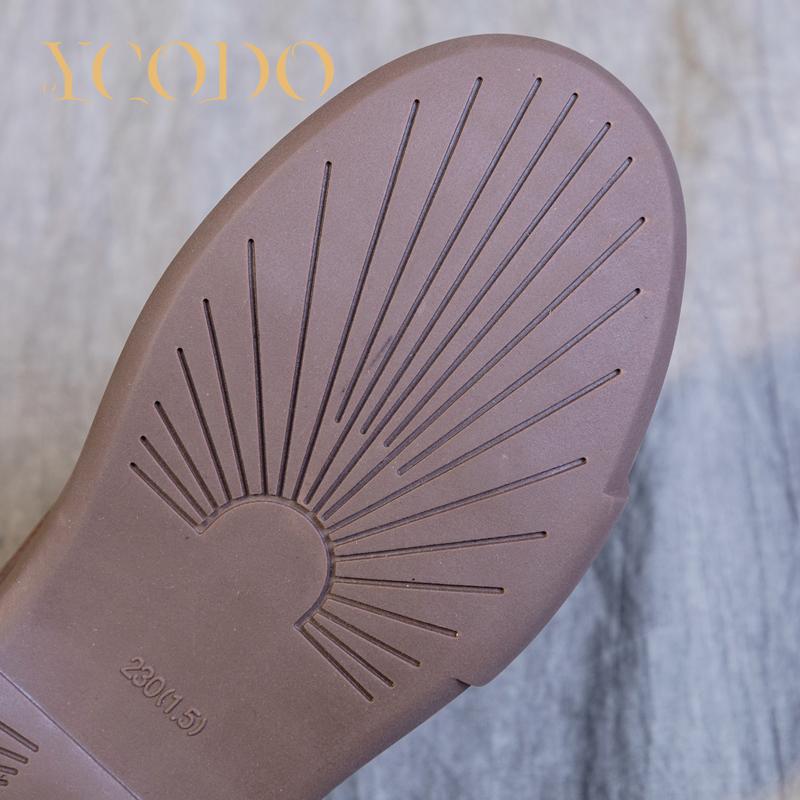 Spring Fall Flat Large Leather Student Shoes Girl Loafers