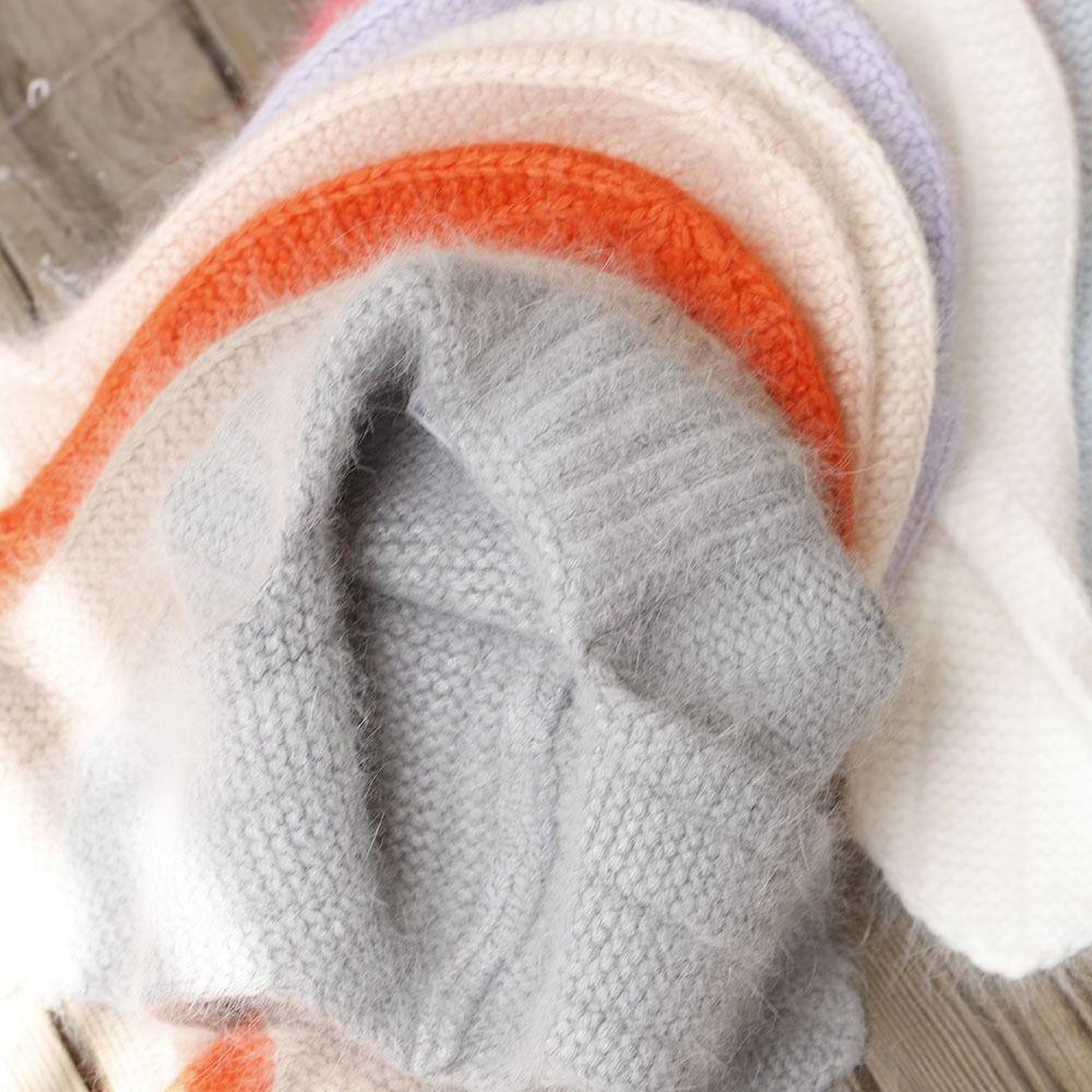 Korean Style Knitted Hat Solid Color Ear Cap Cute Lei Feng Cap Girls