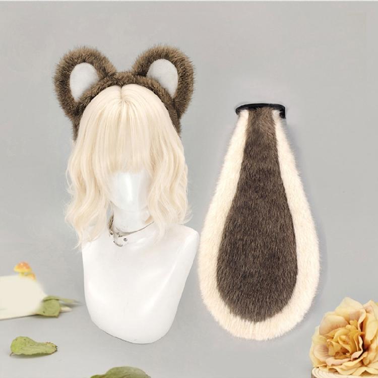 Fun and Safe Plush Animal Ears Headband for Costume Parties Role Playing Soft Wear Adults Comfortable Hairpiece