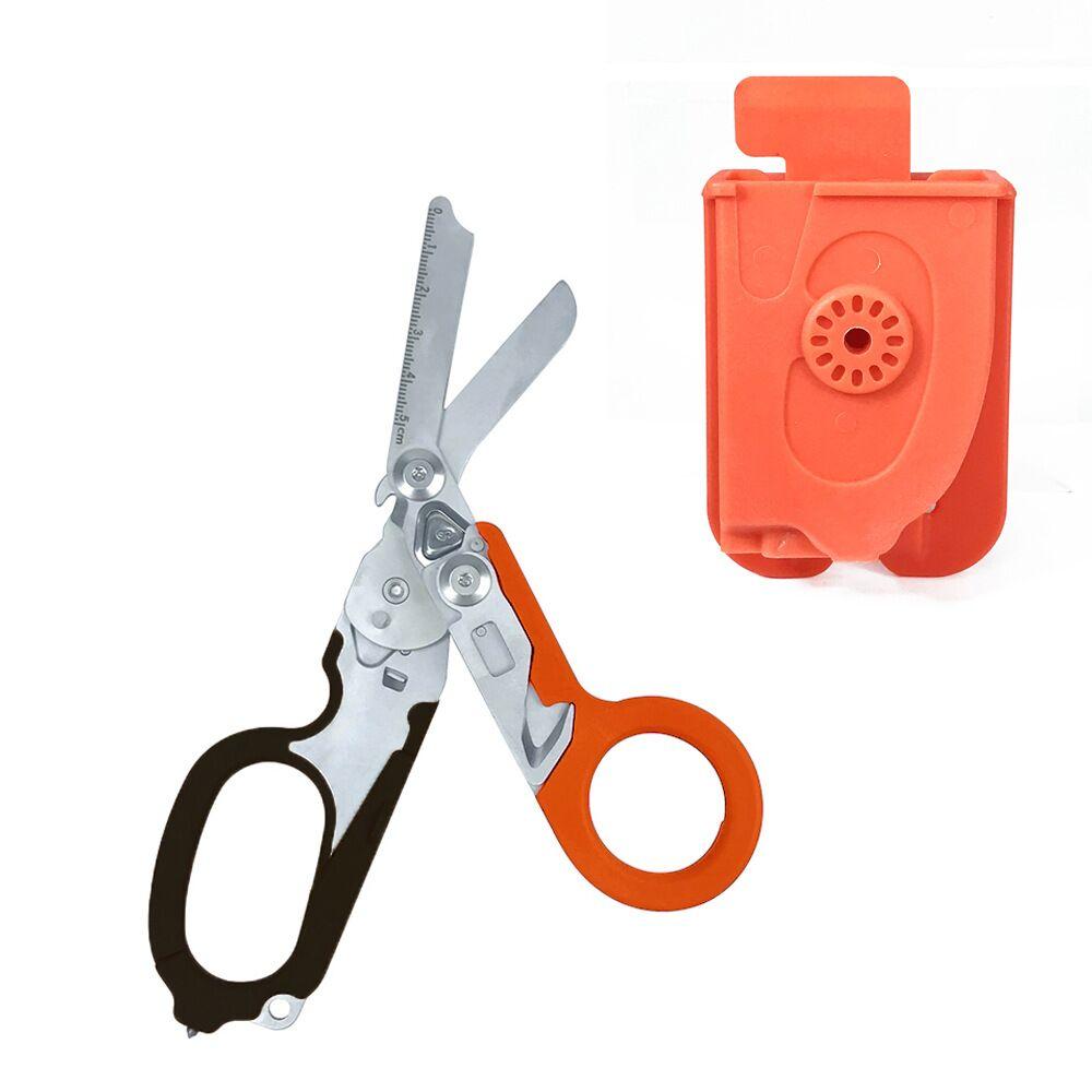 Ножницы Raptor Emergency Response многофункциональные с резаком для ремня и стеклобоем с совместимым чехлом