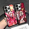 Hazbin Hotel Anime Plating Phone Case For Xiaomi Redmi Note 14 15 Pro Plus 13 12 11 11S 11T 10 9S 9 5G Anti-Fall Airabag Cover