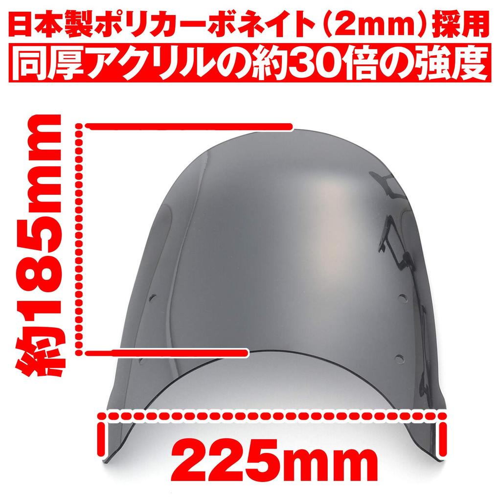 Daytona Rebel Dedicated Aero Visor Smoke Screen 17492 250/500 (17-19)