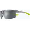 Nike Windshield Matte Gray Mirrored Sunglasses