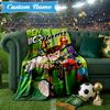 Custom Name Ben Alien Force Blanket Lightweight Ideal Bedding Blanket Perfect for Travel, Camping, Living Rooms, Sofas, Christmas Gift