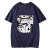 Japanese Anime Naruto Uchiha Itachi Printed T-shirt, Cotton Short Sleeve Unisex Fashion Street Couple Tops