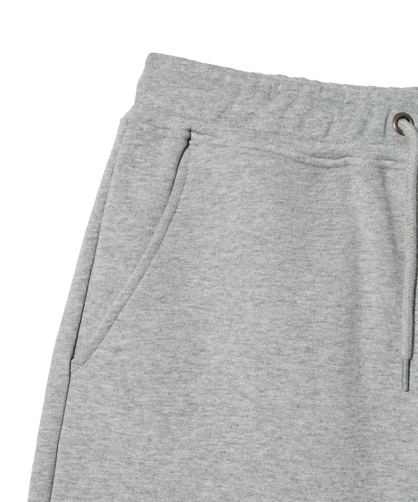 YALE Small 2 Tone Arch Sweat Shorts Melange Gray