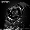 Sanda Men's Waterproof Quartz Watch - Fashionable Korean Style Trendy Student Wristwatch