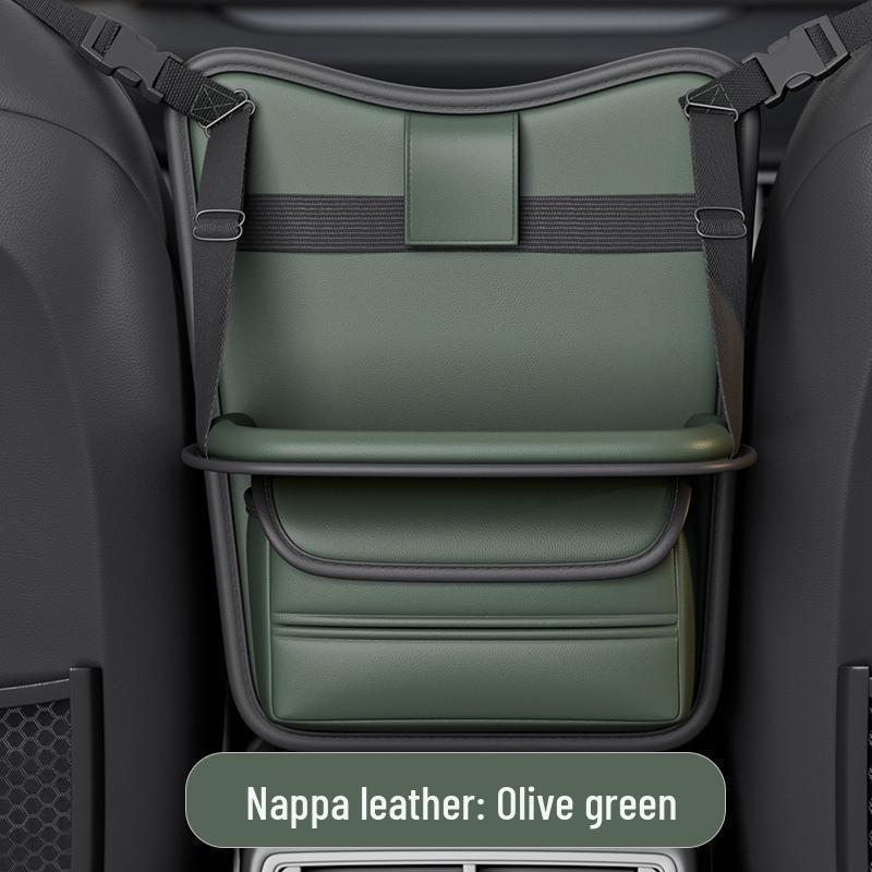 Car Seat Back Organizer with Tray & Tissue Box
