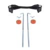 Car Battery Tray Bracket Metal Battery Hold Down Tray Storage Battery Holder Support Recessed Slot Fixing Bracket for Rvs Cars