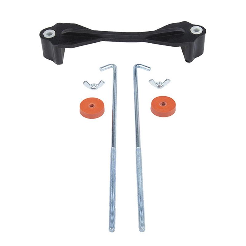 Car Battery Tray Bracket Metal Battery Hold Down Tray Storage Battery Holder Support Recessed Slot Fixing Bracket for Rvs Cars