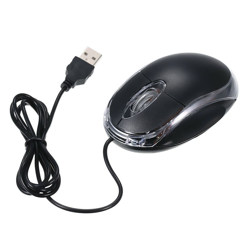 Home Office Laptop Ergonomic Gaming Mice USB Wired Mouse Game Backlight