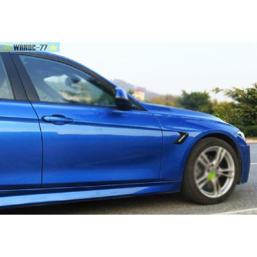 For BMW 5 Series G30 2018- ABS Black Front Side Vent Fender Cover Trim