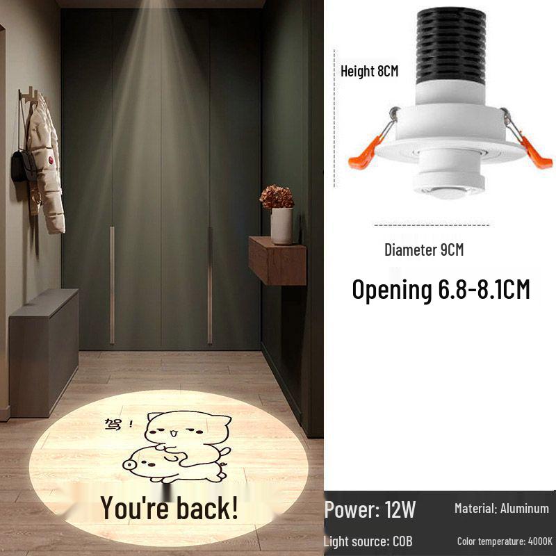 Embedded Entryway Downlight Spotlight for Hallway and Living Room Entrance