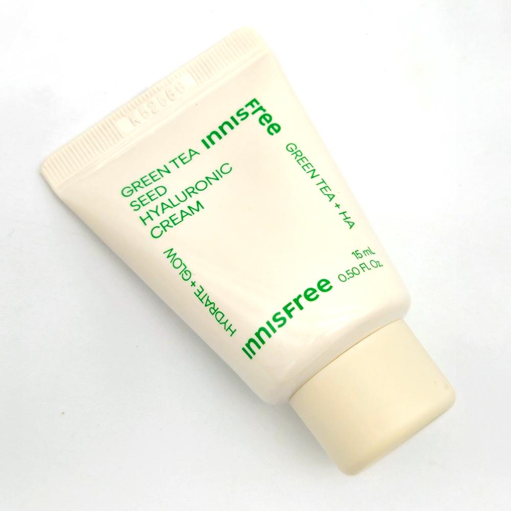 5pcs/75ml_[INNISFREE] Green Tea Seed Hyaluronic Cream 15ml (Sample)