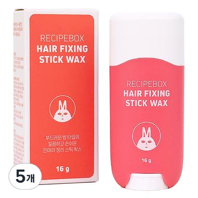 Rezeptbox Feines Haar Fixierstift Haarwachs, 16g, 5 Stück