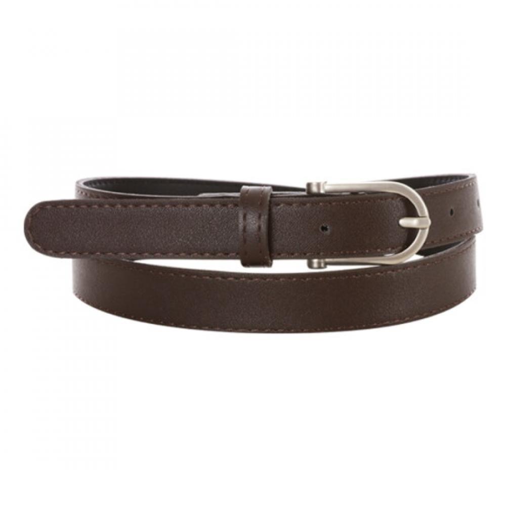 Shop Women Domestic Matte Ring Buckle Belt Brown Tu Wbt 0745