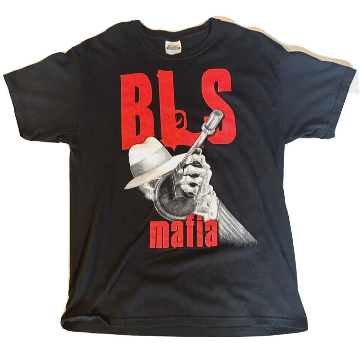 Black Label Society Mens T-shirt BLS Mafia Rock Music Band Tee Black Sz Medium M