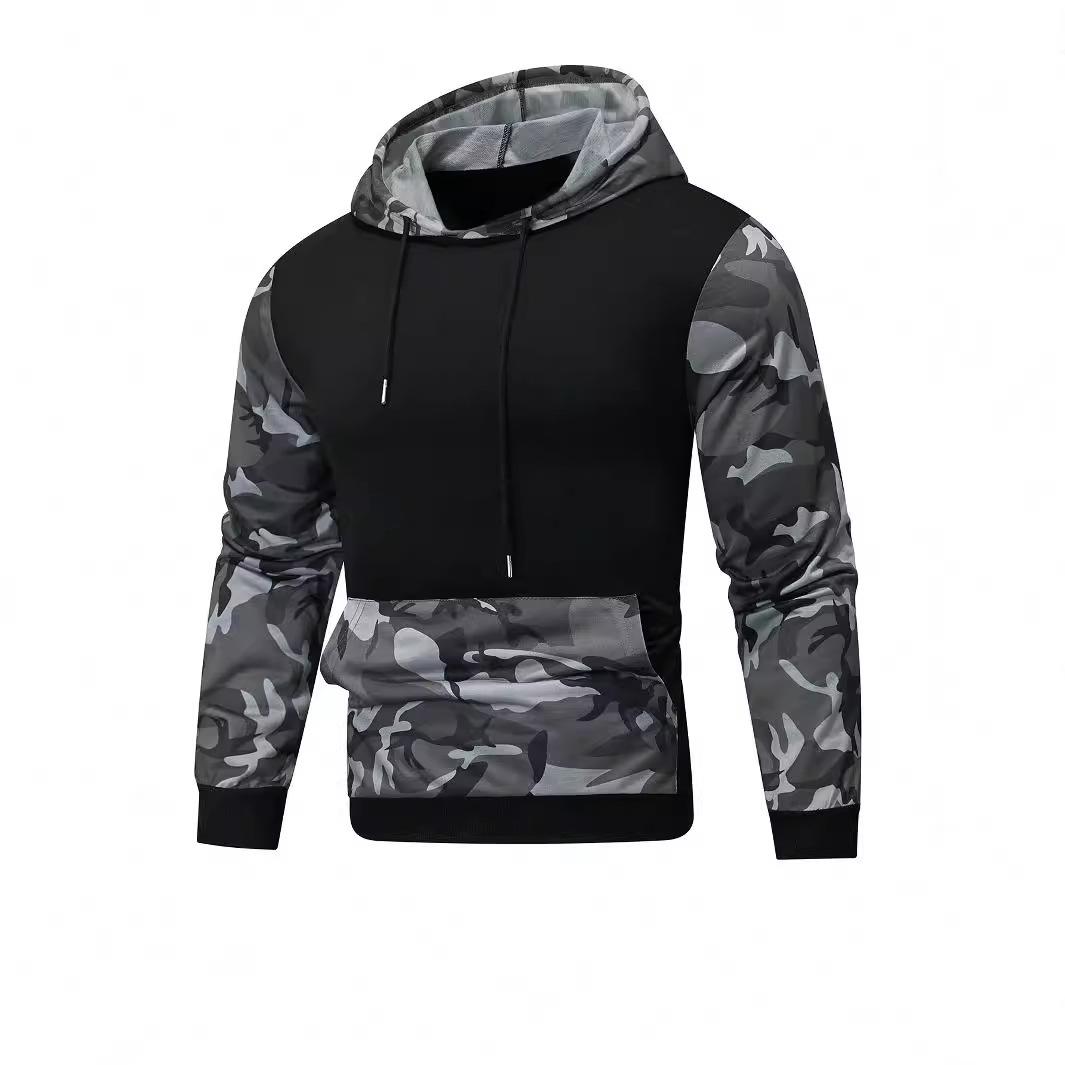 

Personalized Boys Street Style Camouflage 3D Print Hooded Sweatshirt with Kangaroo Pocket 5XL