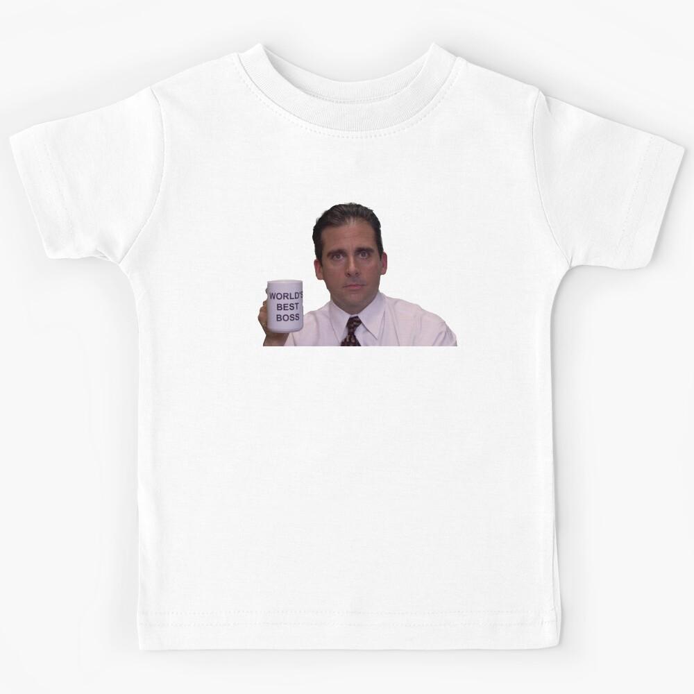 Michael Scott World s Best Boss Kids T-Shirt 170