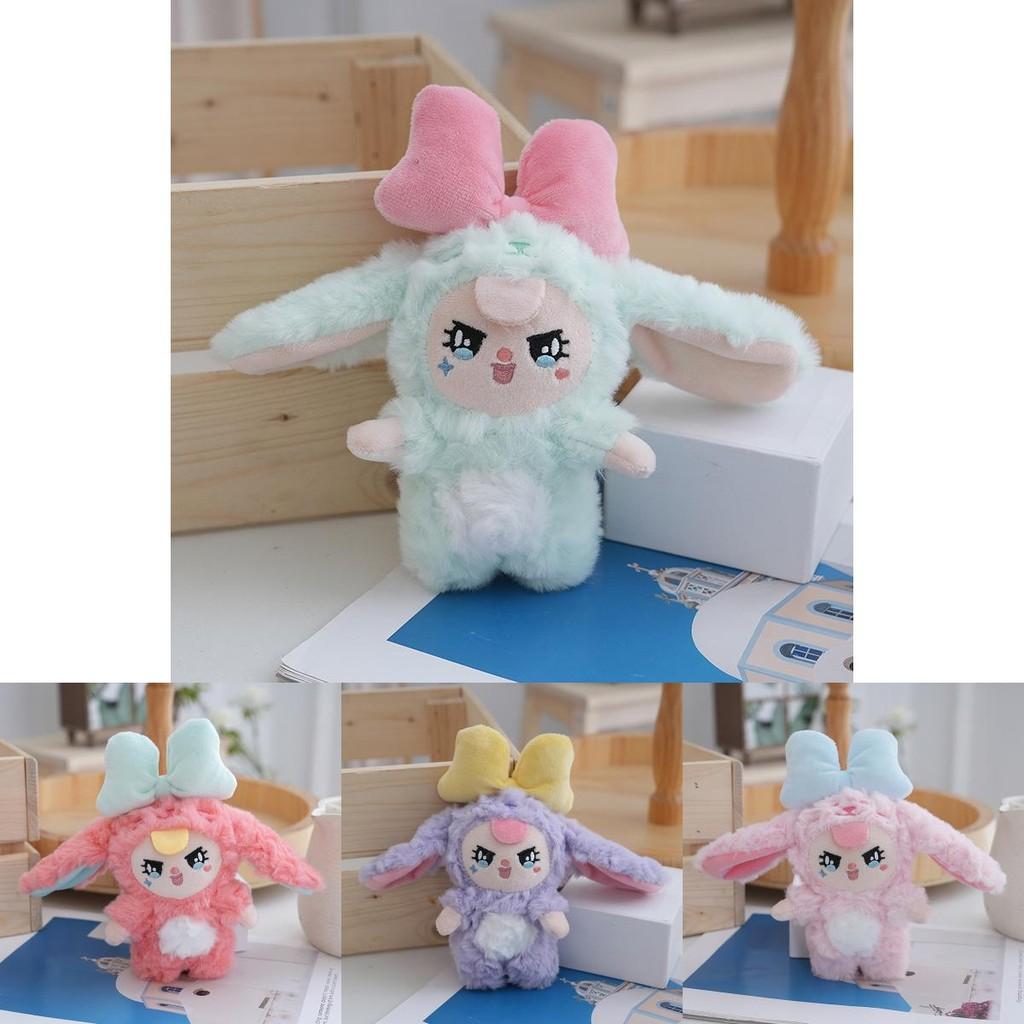 Bunny Plush Enchanting Keychain Doll Dreamy Cute Soft Toy Vibrant Colors 18cm