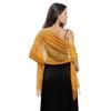 Wedding Shawl Tassel Scarves Cashew Floral Mesh Fringe Wraps  for Wedding Evening Party Dresses