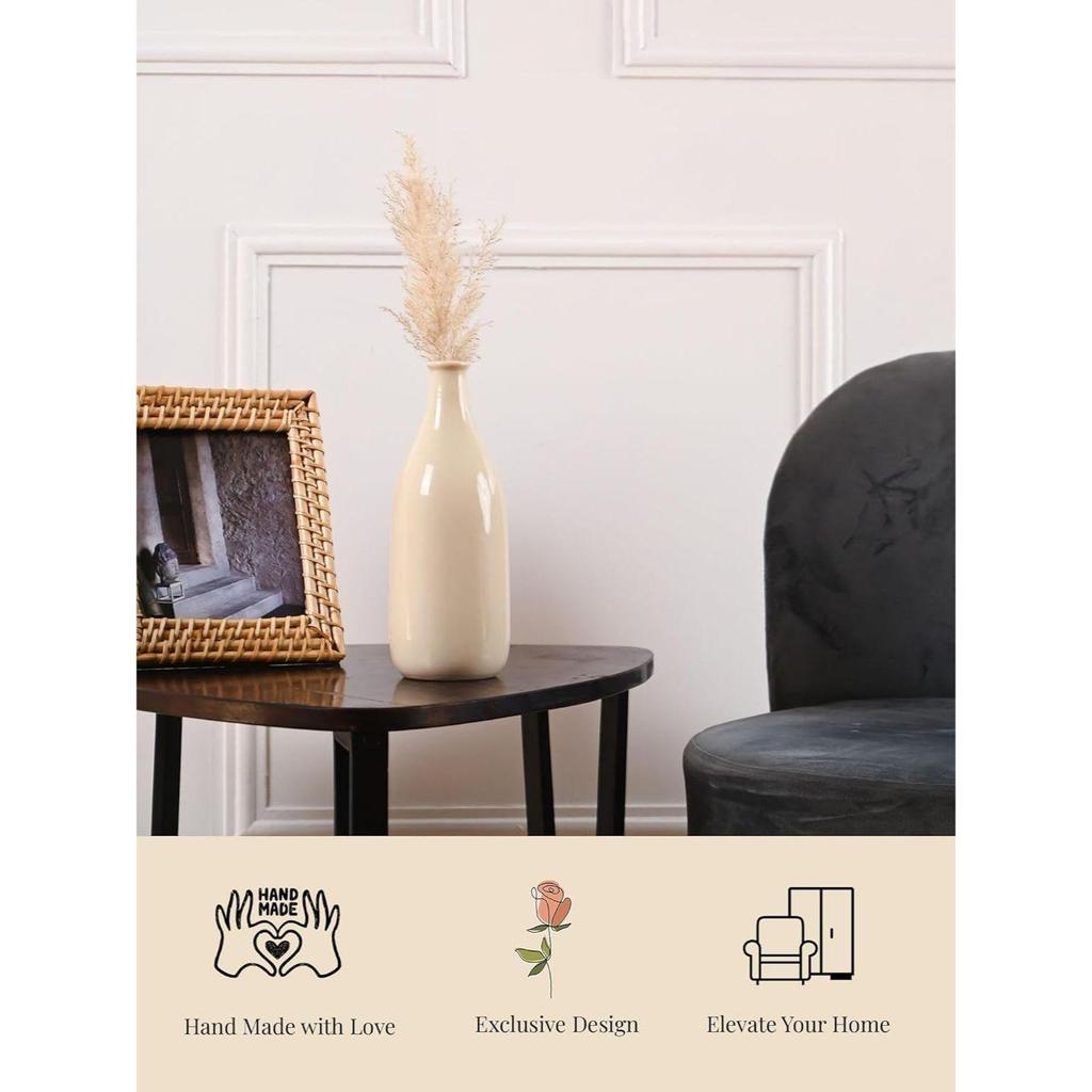 Arisen Vase Ceramic Vases for Decor, Flower Vase for Home Decor Living Room, Home, Office, Centrepiece,Table and Wedding